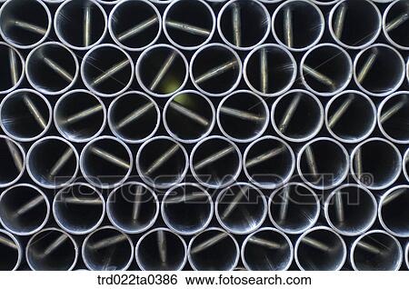 Stock Photograph - at a construction place, iron reinforcing rods. Fotosearch