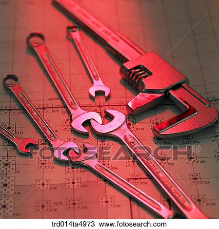 construction, a plan and construction tools on a desk View Large Photo Image Stock Image - construction, a plan and construction tools on a desk. Fotosearch