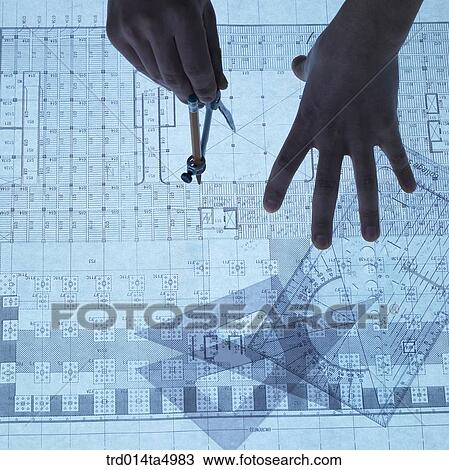 construction, a worker's hand using a compass View Large Photo Image Stock Image - construction, a worker's hand using a compass. Fotosearch