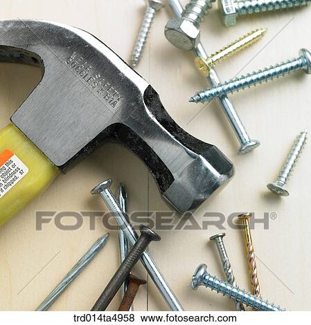 construction, construction tools on a desk View Large Photo Image Stock Photo - construction, construction tools on a desk. Fotosearch