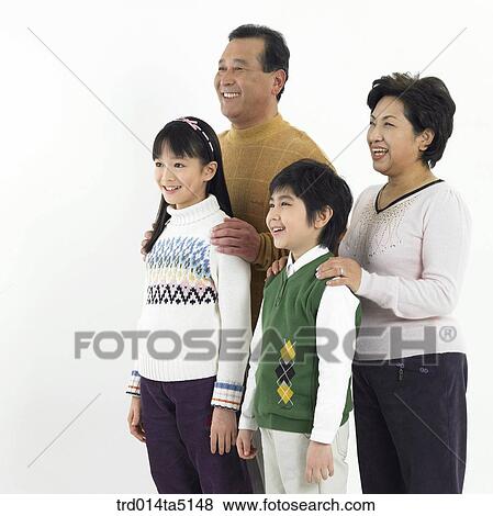 Stock Photo - Family/ a friendly family. Fotosearch