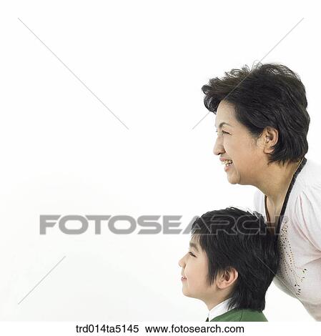 Family/ a grandmother and her grandson View Large Photo Image Stock Photography - Family/ a grandmother and her grandson. Fotosearch