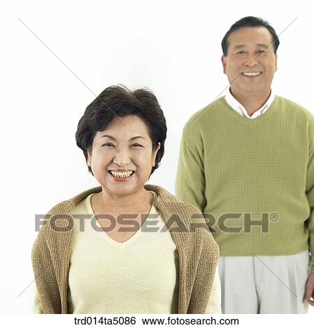 Family/ an friendly old couple View Large Photo Image Stock Photograph - Family/ an friendly old couple. Fotosearch