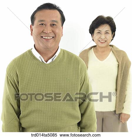 Family/ an friendly old couple View Large Photo Image Stock Photography - Family/ an friendly old couple. Fotosearch