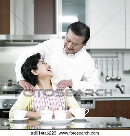 a husband massaging his wife View Large Photo Image Stock Image - a husband massaging his wife. Fotosearch