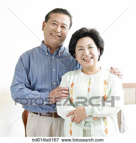 a smiling old couple View Large Photo Image Stock Photo - a smiling old couple. Fotosearch