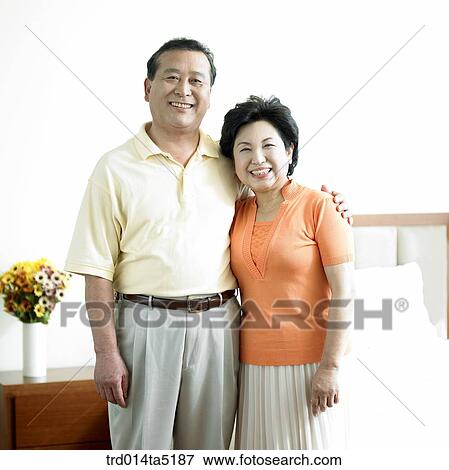 a smiling old couple View Large Photo Image Stock Photo - a smiling old couple. Fotosearch