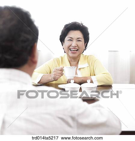 an old couple drinking tea View Large Photo Image Stock Photo - an old couple drinking tea. Fotosearch