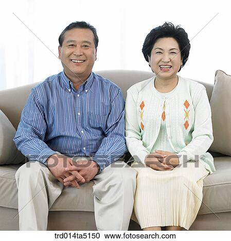 an old couple on a sofa View Large Photo Image Stock Image - an old couple on a sofa. Fotosearch