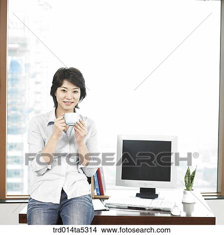 a businesswoman with a notebook View Large Photo Image Picture - a businesswoman with a notebook. Fotosearch