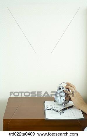Stock Photo - an alarm clock. Fotosearch