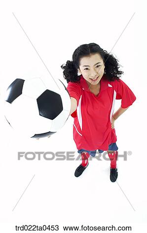 a ball and a supporter View Large Photo Image Stock Image - a ball and a supporter. Fotosearch
