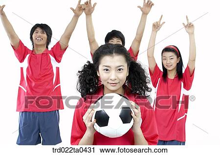 a group of supporters holding their hands with a ball high View Large Photo Image Stock Image - a group of supporters holding their hands with a ball high. Fotosearch