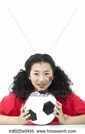a supporter and a ball View Large Photo Image Stock Photography - a supporter and a ball. Fotosearch