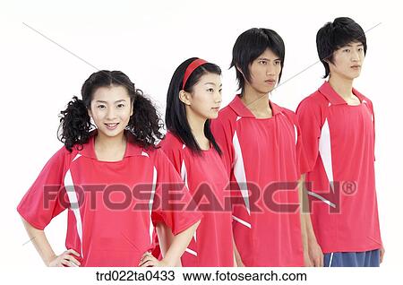 a supporter and a group in line View Large Photo Image Stock Image - a supporter and a group in line. Fotosearch