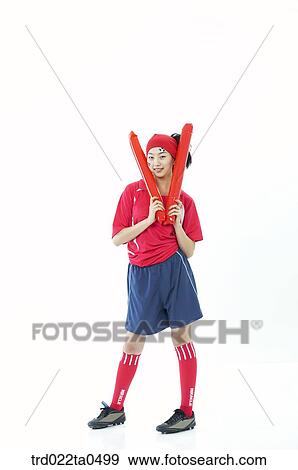 a supporter holding a balloon View Large Photo Image Stock Photo - a supporter holding a balloon. Fotosearch