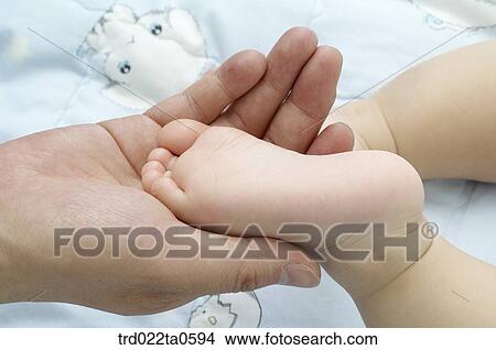 a baby's foot View Large Photo Image Picture - a baby's foot. Fotosearch