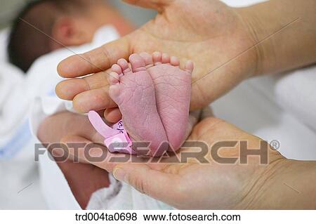 a newborn baby's foot View Large Photo Image Stock Photo - a newborn baby's foot. Fotosearch