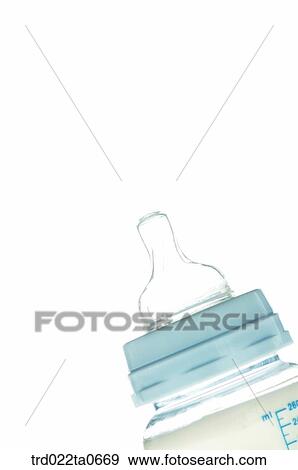 baby supplies/a baby and a nursing bottle View Large Photo Image Stock Photo - baby supplies/a baby and a nursing bottle. Fotosearch