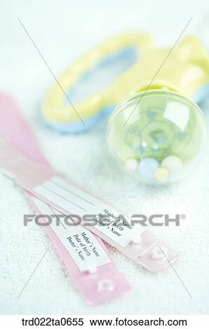 Stock Photography - baby supplies/a band and a noisemaker. Fotosearch