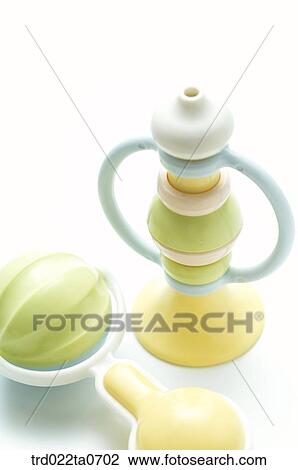 Stock Image - baby supplies/a noisemaker . Fotosearch