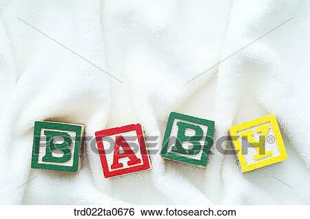 Stock Photograph - baby supplies/baby blocks. Fotosearch