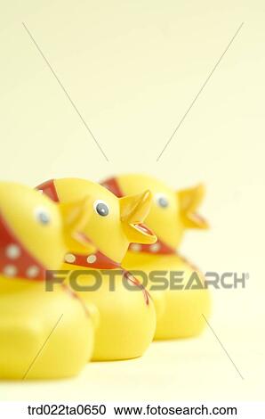 Stock Image - baby supplies/duck toys. Fotosearch