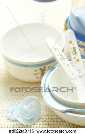 baby supplies/tableware and a nipple View Large Photo Image Stock Photograph - baby supplies/tableware and a nipple. Fotosearch