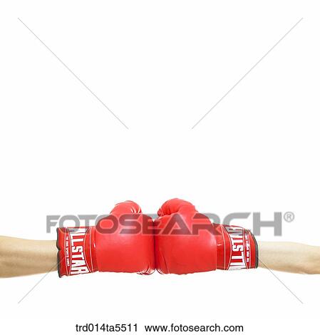 a man and a woman wearing boxing gloves View Large Photo Image Stock Image - a man and a woman wearing boxing gloves. Fotosearch