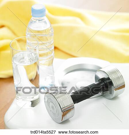 sport goods, a scale and water View Large Photo Image Stock Photo - sport goods, a scale and water. Fotosearch