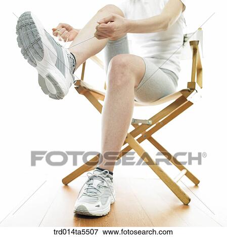 wearing running shoes View Large Photo Image Stock Photo - wearing running shoes. Fotosearch