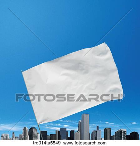 business concept/ a white flag View Large Photo Image Stock Photo - business concept/ a white flag. Fotosearch