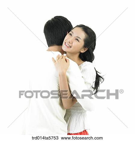 a hugging couple View Large Photo Image Stock Image - a hugging couple. Fotosearch