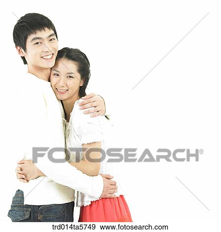 a hugging couple View Large Photo Image Stock Photo - a hugging couple. Fotosearch
