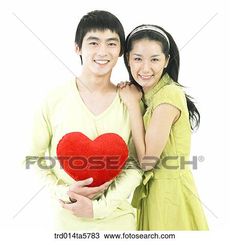 Stock Image - a smiling couple. Fotosearch