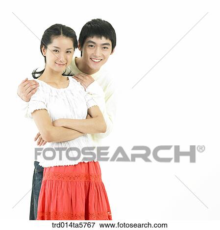 a smiling couple View Large Photo Image Stock Photo - a smiling couple. Fotosearch