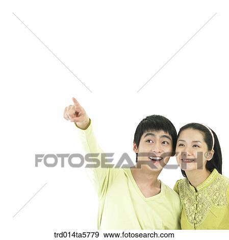 Stock Photo - a smiling couple. Fotosearch