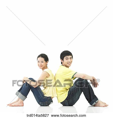 Stock Photo - a smiling couple. Fotosearch