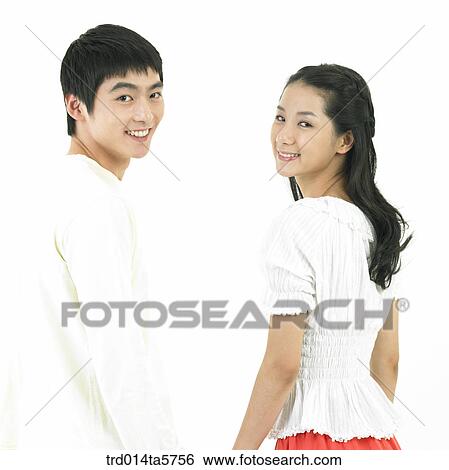 a smiling couple View Large Photo Image Stock Photograph - a smiling couple. Fotosearch