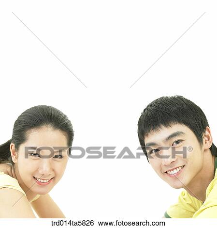 Stock Photograph - a smiling couple. Fotosearch
