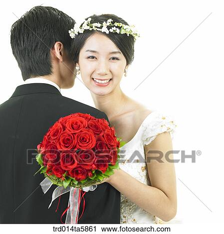 a bridegroom and a bride View Large Photo Image Stock Image - a bridegroom and a bride. Fotosearch