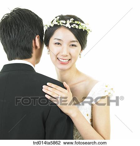 a bridegroom and a bride View Large Photo Image Stock Image - a bridegroom and a bride. Fotosearch