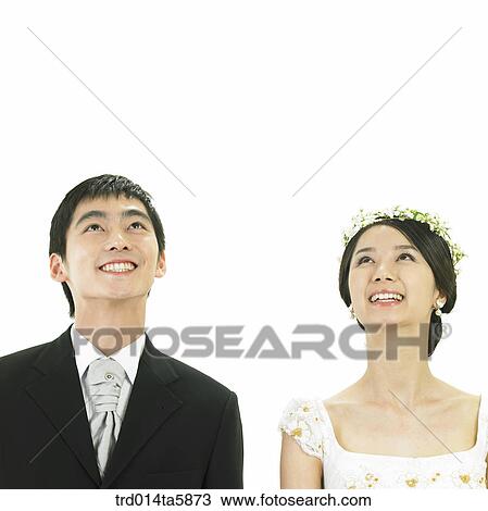 a bridegroom and a bride View Large Photo Image Stock Image - a bridegroom and a bride. Fotosearch