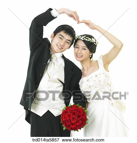 a bridegroom and a bride View Large Photo Image Stock Photo - a bridegroom and a bride. Fotosearch