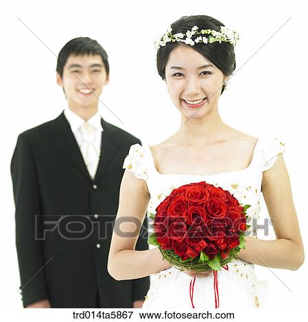 a bridegroom and a bride View Large Photo Image Stock Photo - a bridegroom and a bride. Fotosearch