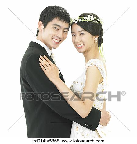 a bridegroom and a bride View Large Photo Image Stock Photo - a bridegroom and a bride. Fotosearch