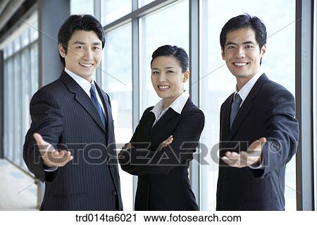 a businesswoman and a businessman View Large Photo Image Stock Image - a businesswoman and a businessman . Fotosearch