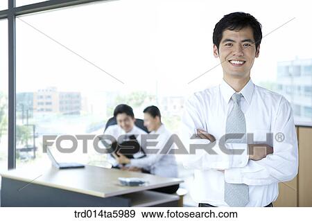 a businesswoman and a businessman View Large Photo Image Stock Photo - a businesswoman and a businessman. Fotosearch