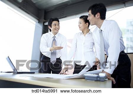 a explaining businessman and hearing colleagues View Large Photo Image Stock Image - a explaining businessman and hearing colleagues. Fotosearch