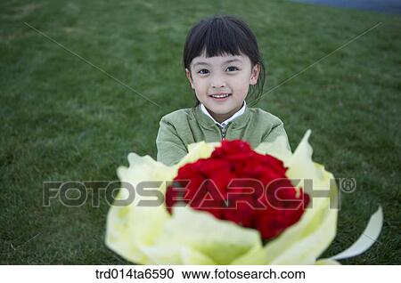 bouquet, day, daytime, Asian, person, outside, child View Large Photo Image Stock Image - bouquet, day, daytime, Asian, person, outside, child. Fotosearch